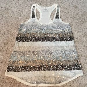 Express sequined tank